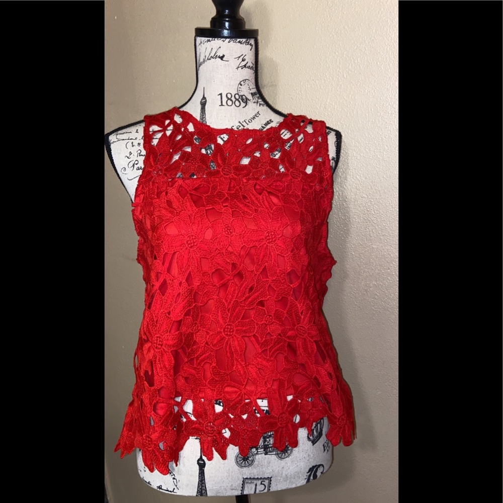 Red blouse